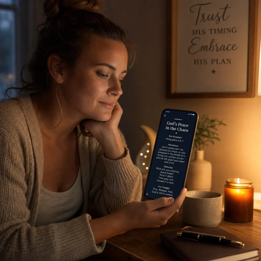 Read the lessons on your phone